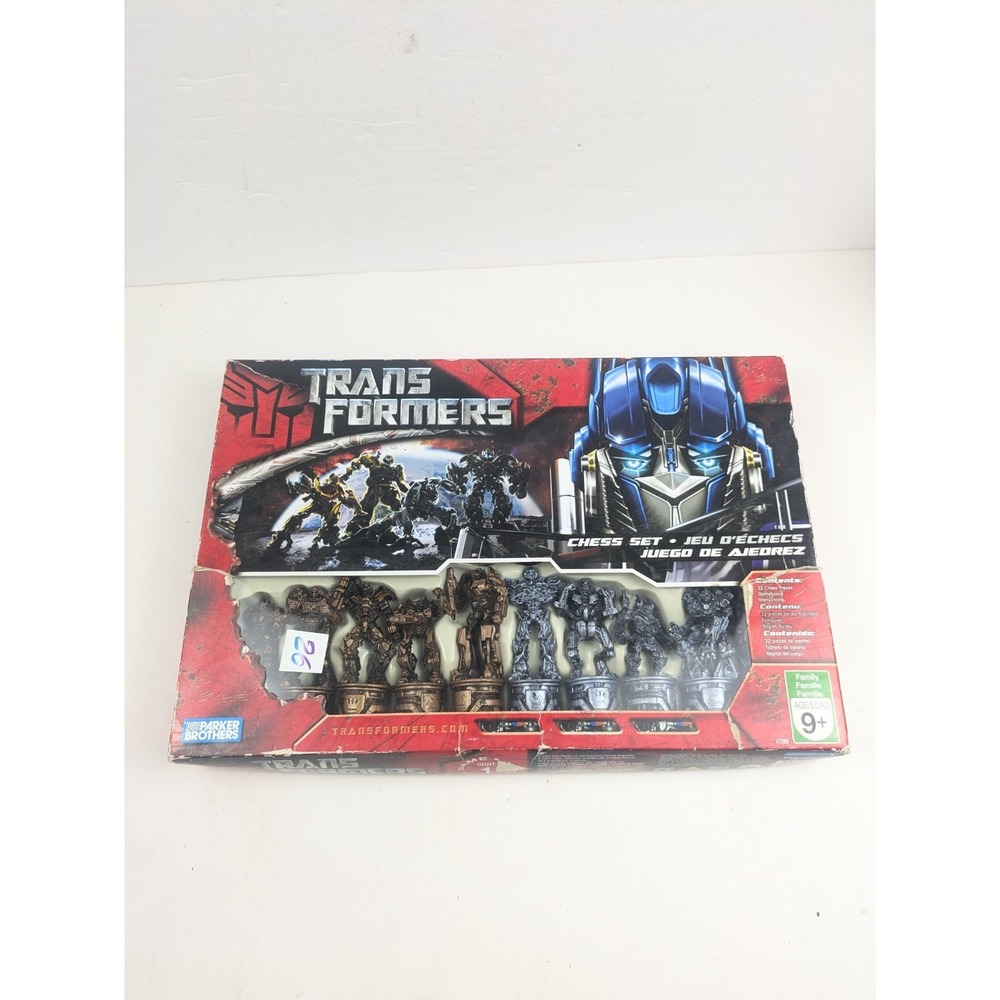 Transformers Chess Set 2007‎ Complete Set with Case Parker Brothers Hasbro